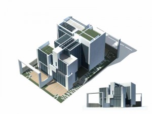 urban architecture - private villas 71 3D Модель