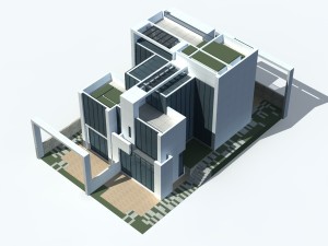 urban architecture - private villas 71 Modelo 3D