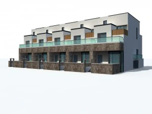 urban architecture - private villas 72 3D Model