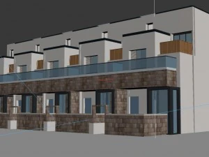 urban architecture - private villas 72 3D Model
