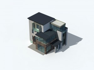 urban architecture - private villas 73 Modèle 3D