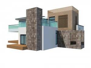 urban architecture - private villas 74 3D Model