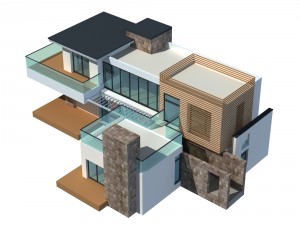 urban architecture - private villas 74 3D 모델