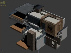 urban architecture - private villas 74 3D Model