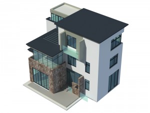 urban architecture - private villas 75 3D 模型