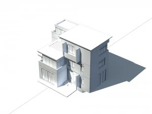 urban architecture - private villas 75 3D Model