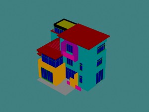 urban architecture - private villas 75 3D 模型