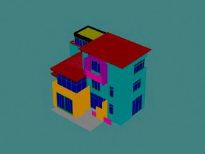 urban architecture - private villas 75 3D Model