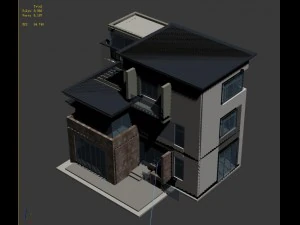urban architecture - private villas 75 3D Model