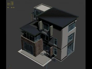 urban architecture - private villas 75 3D Model
