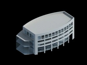 urban architecture - school office villas 1 3D Model