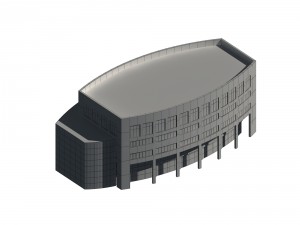 urban architecture - school office villas 1 3D Model