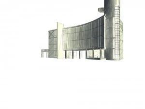 urban architecture - school office villas 2 3D Model
