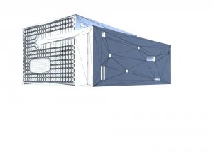 urban architecture - school office villas 3 3D Model