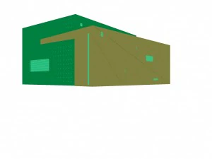 urban architecture - school office villas 3 3D Model
