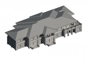 urban architecture - school office villas 10 3D Модель