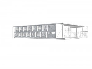 urban architecture - school office villas 21 3D 模型