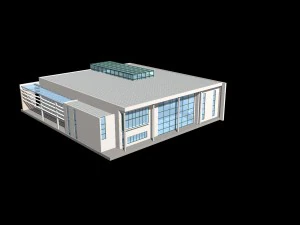 도시 건축 - 학교 사무실 빌라 22 3D 모델