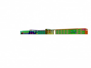 urban architecture - school office villas 24 3D Model