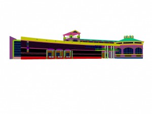urban architecture - school office villas 27 Modèle 3D