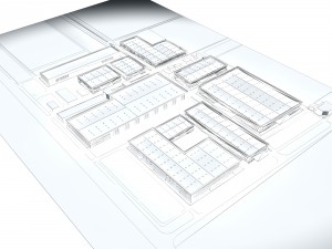 urban architecture - school office villas 30 3D 모델