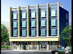 urban architecture - school office villas 32 3D Model