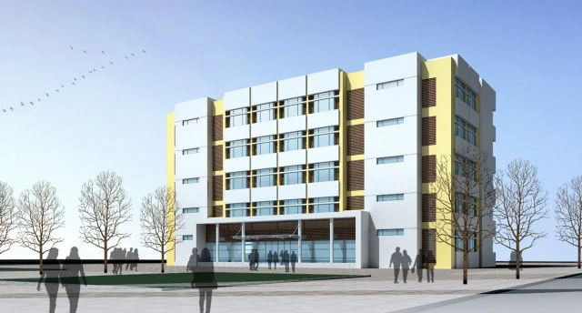 urban building-villa office school 034 3D Model .c4d .max .obj .3ds .fbx .stl .blend 