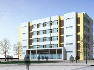 urban building-villa office school 034 3D Model