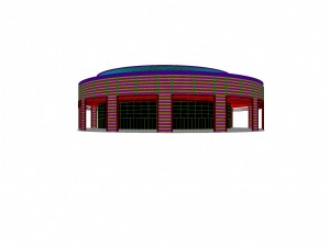 urban architecture - school office villas 34 3D Model
