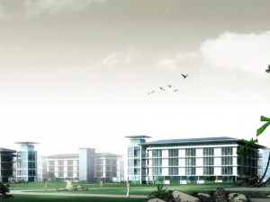 urban architecture - school office villas 35 3D Model