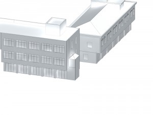urban architecture - school office villas 36 Modello 3D