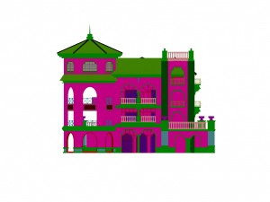 urban architecture - school office villas 41 3D मॉडल