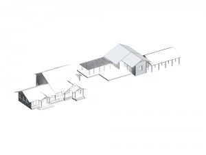 urban architecture - school office villas 42 3D Model