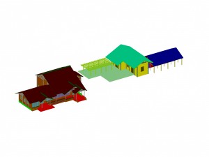 urban architecture - school office villas 42 3D Модель