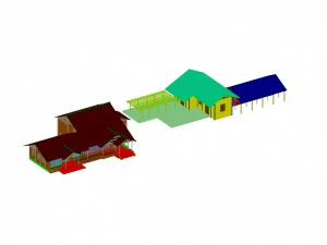 urban architecture - school office villas 42 3D Model