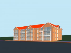 urban architecture - school office villas 43 3D Модель