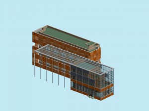 urban architecture - school office villas 46 3D 모델