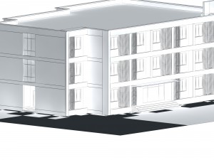 urban architecture - school office villas 47 3Dモデル