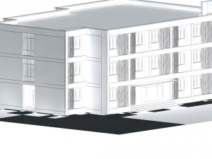 urban architecture - school office villas 47 3D Model