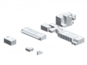 urban architecture - school office villas 50 3D Model