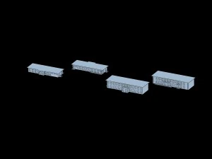 urban architecture - school office villas 53 3D Model