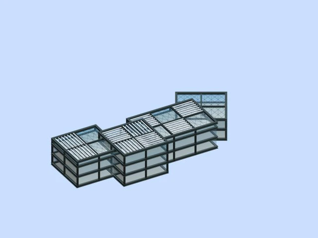 urban architecture - school office villas 55 3D Model .c4d .max .obj .3ds .fbx .stl .blend 