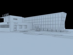 urban architecture - school office villas 58 3D Model