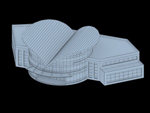 urban architecture - school office villas 59 3D Модель