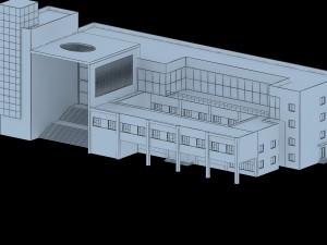 urban architecture - school office villas 61 Model 3D