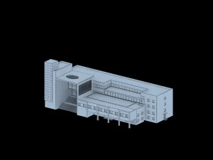 urban architecture - school office villas 62 3D Model