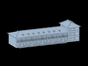 urban architecture - school office villas 66 3D Model