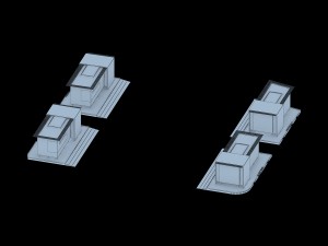 urban architecture - school office villas 71 Modello 3D