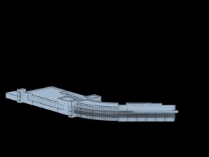 urban architecture - school office villas 75 3D-Modell