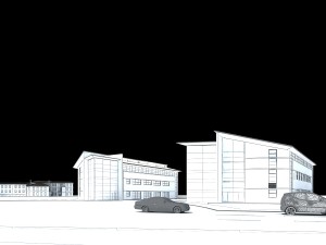 urban building-villa office school building 079 3D Model